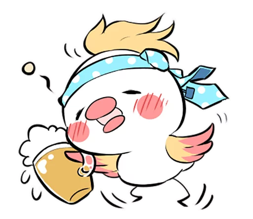 🍺 Стикер «Funny Bird» для Telegram
