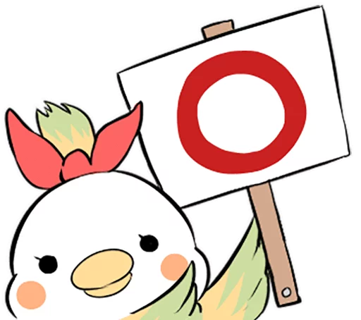 ⭕ Стикер «Funny Bird» для Telegram