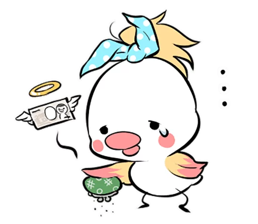 👛 Стикер «Funny Bird» для Telegram