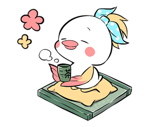 🍵 Стикер «Funny Bird» для Telegram