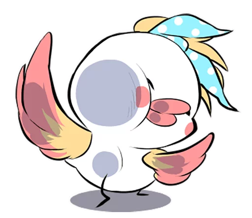 👁 Стикер «Funny Bird» для Telegram