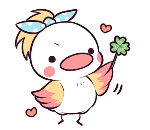 🍀 Стикер «Funny Bird» для Telegram