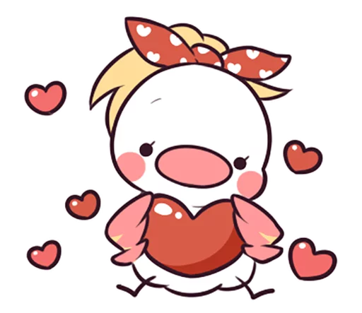 ❤ Стикер «Funny Bird» для Telegram