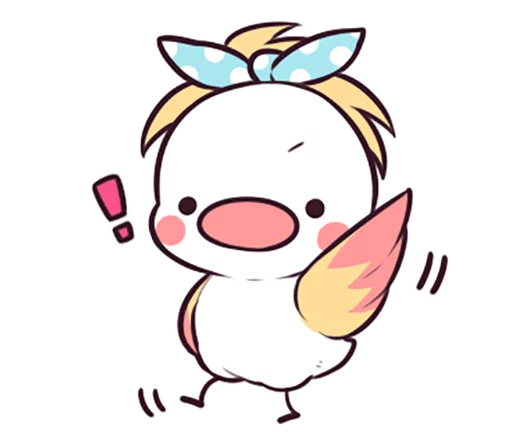 🙋 Стикер «Funny Bird» для Telegram