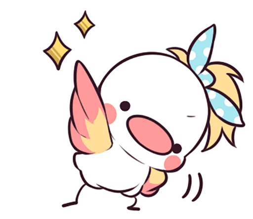 🙋 Стикер «Funny Bird» для Telegram