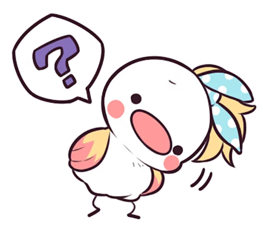 ❓ Стикер «Funny Bird» для Telegram