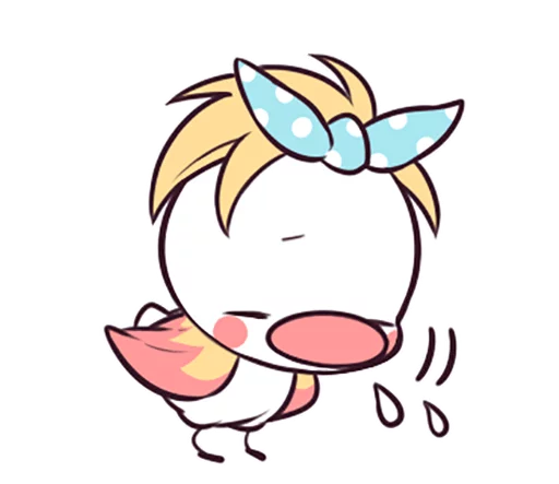 🙇 Стикер «Funny Bird» для Telegram