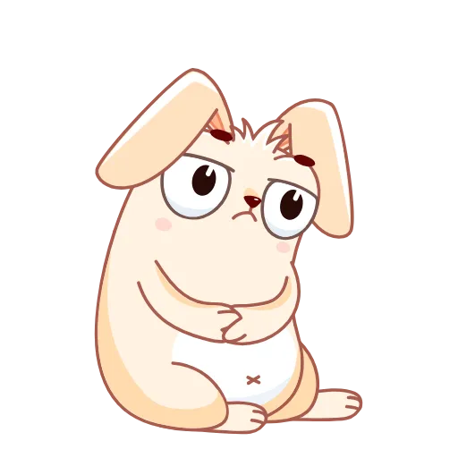 Стикер 10 Fantik Rabbit