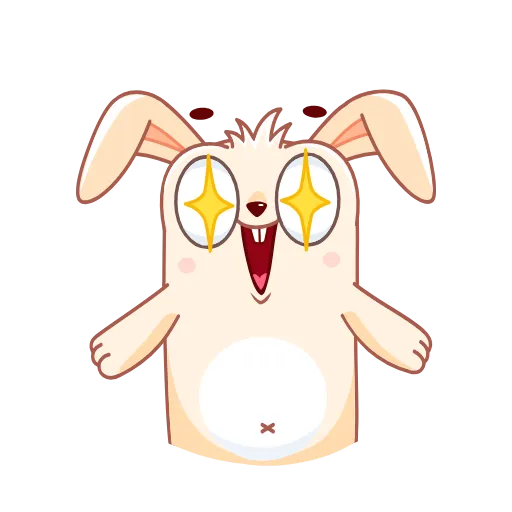 Стикер 25 Fantik Rabbit
