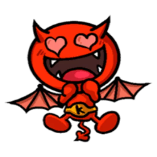 😍 Стикер «Funny Devil» для Telegram