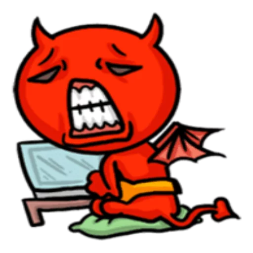 😫 Стикер «Funny Devil» для Telegram