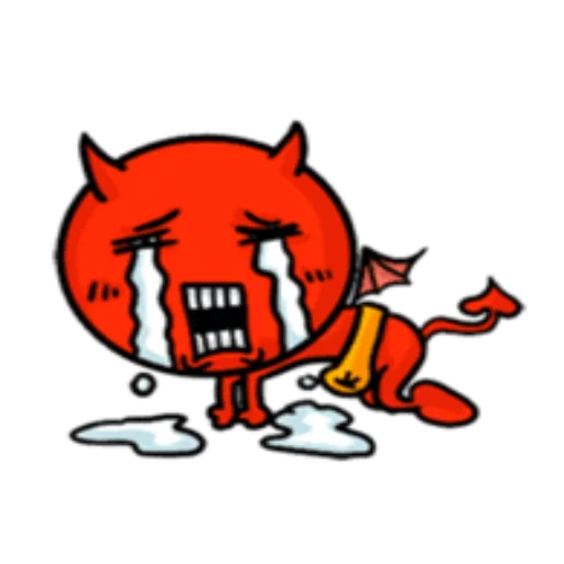 😭 Стикер «Funny Devil» для Telegram