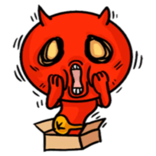 😱 Стикер «Funny Devil» для Telegram