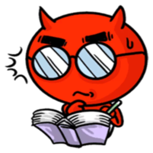 📖 Стикер «Funny Devil» для Telegram