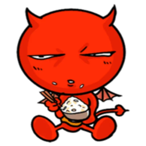 🍚 Стикер «Funny Devil» для Telegram