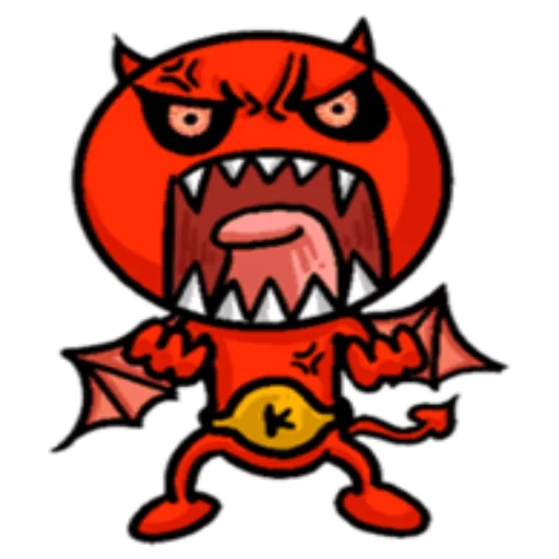 😡 Стикер «Funny Devil» для Telegram