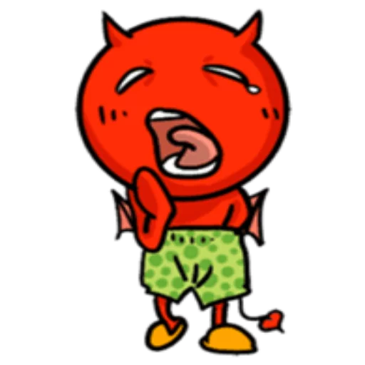 😴 Стикер «Funny Devil» для Telegram