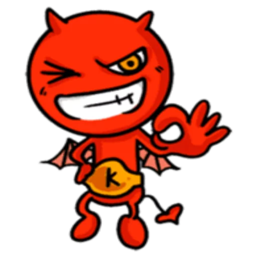 👌 Стикер «Funny Devil» для Telegram