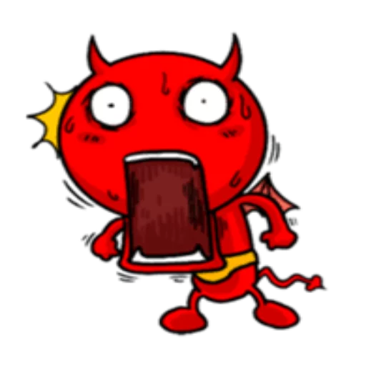 😨 Стикер «Funny Devil» для Telegram