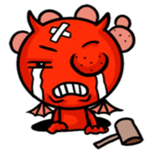 😵 Стикер «Funny Devil» для Telegram