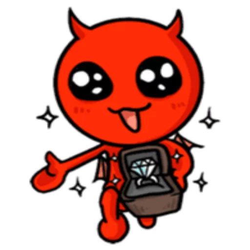 💍 Стикер «Funny Devil» для Telegram