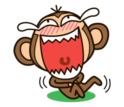 Стикерпак Funny Monkeys для Telegram