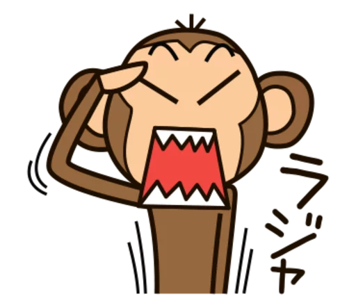 🐵 Стикер «Funny Monkeys» для Telegram