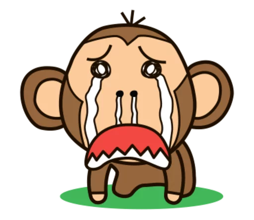 🐵 Стикер «Funny Monkeys» для Telegram