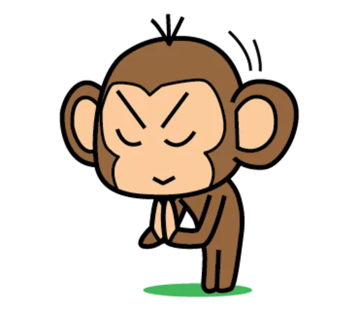 🐵 Стикер «Funny Monkeys» для Telegram