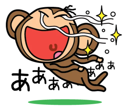 🐵 Стикер «Funny Monkeys» для Telegram