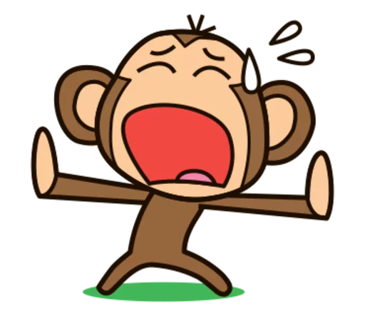 🐵 Стикер «Funny Monkeys» для Telegram