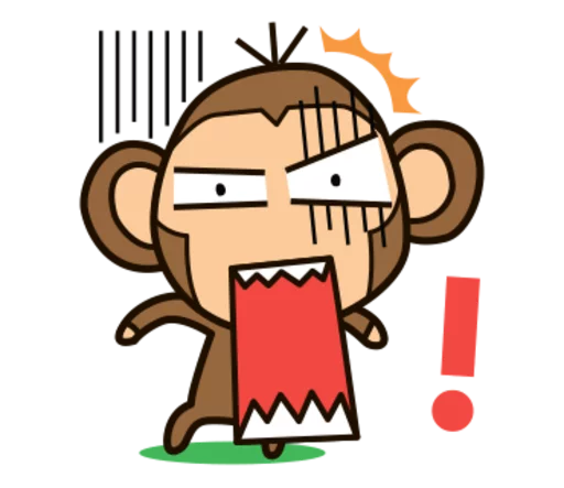 🐵 Стикер «Funny Monkeys» для Telegram