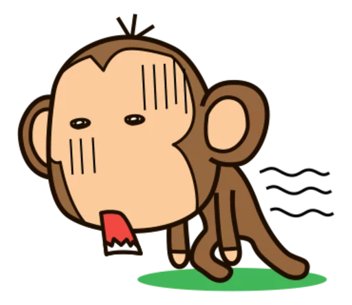 🐵 Стикер «Funny Monkeys» для Telegram