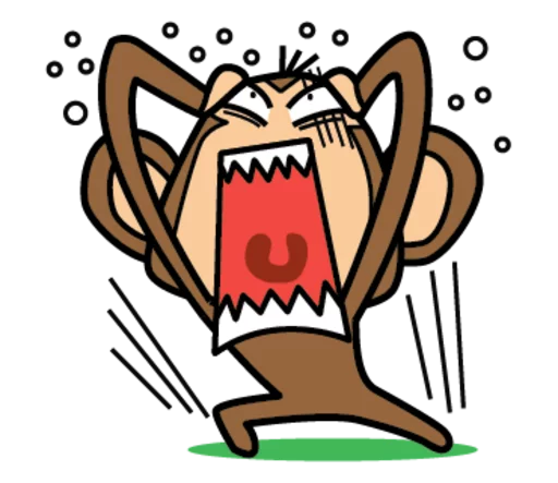 🐵 Стикер «Funny Monkeys» для Telegram