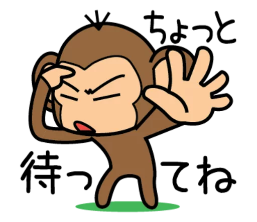 🐵 Стикер «Funny Monkeys» для Telegram