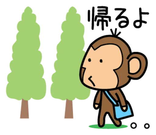 🐵 Стикер «Funny Monkeys» для Telegram