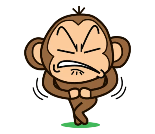 🐵 Стикер «Funny Monkeys» для Telegram