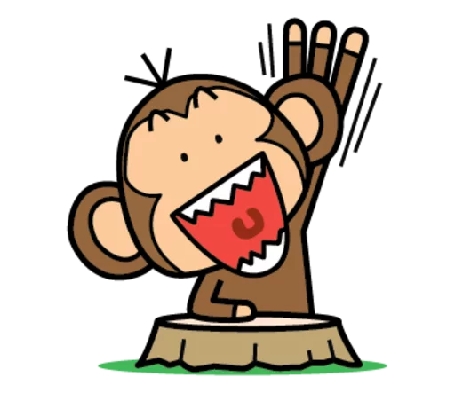 🐵 Стикер «Funny Monkeys» для Telegram