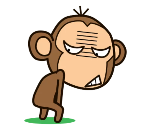 🐵 Стикер «Funny Monkeys» для Telegram