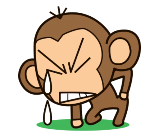 🐵 Стикер «Funny Monkeys» для Telegram