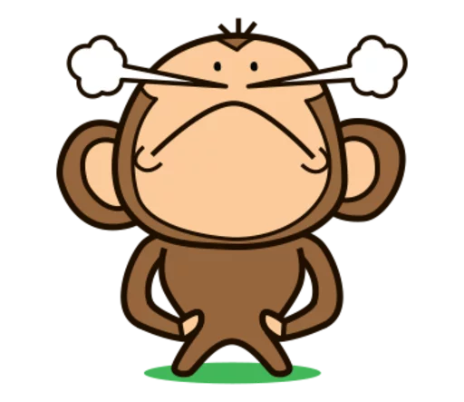 🐵 Стикер «Funny Monkeys» для Telegram