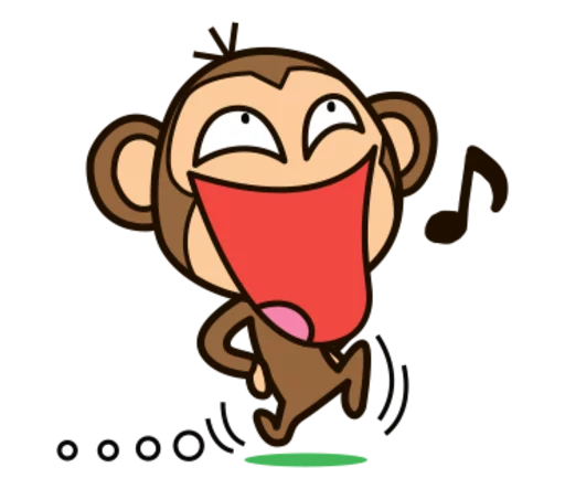 🐵 Стикер «Funny Monkeys» для Telegram