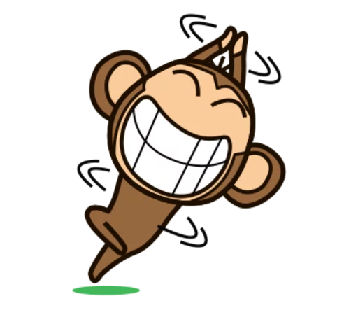 🐵 Стикер «Funny Monkeys» для Telegram