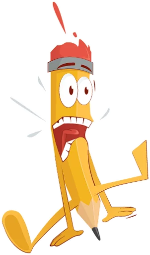 😱 Стикер «FunnyPencil» для Telegram