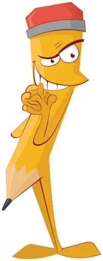 😏 Стикер «FunnyPencil» для Telegram