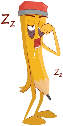 💤 Стикер «FunnyPencil» для Telegram