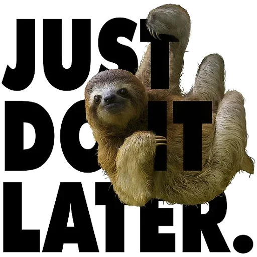 🤯 Стикер «Funny Sloth» для Telegram