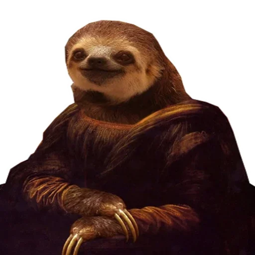 😕 Стикер «Funny Sloth» для Telegram