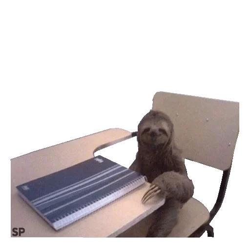 😐 Стикер «Funny Sloth» для Telegram