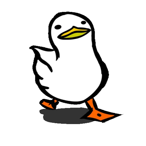 🦆 Стикер «funny» для Telegram